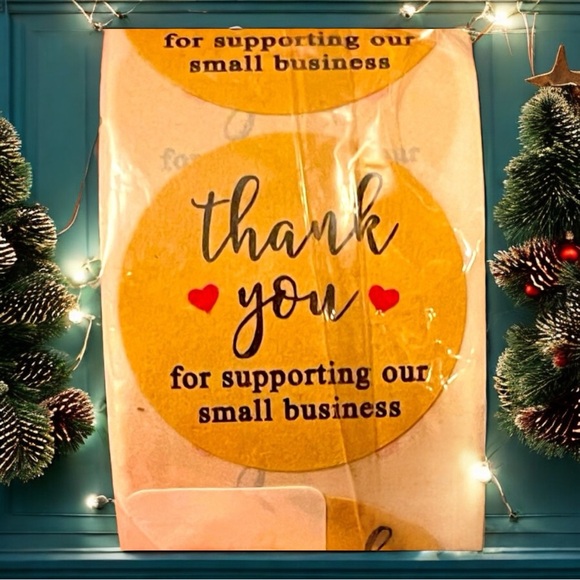 Other - Thank you stickers 500 pcs per roll (1” diameter) for your small business
